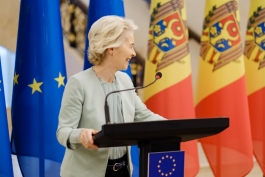 Președinta Maia Sandu, la întrevederea cu Președinta Comisiei Europene, Ursula von der Leyen:„Uniunea Europeană ne-a fost alături de la obținerea statutului de candidat până la lansarea oficială a negocierilor de aderare”