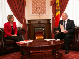 Președintele Nicolae Timofti a avut o întrevedere cu ambasadoarea Regatului Suediei, Ingrid Tersman