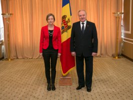 Moldovan president, Swedish envoy address reforms, support, projects