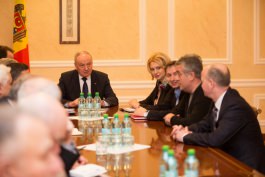 Președintele Nicolae Timofti a purtat consultări cu fracțiunea parlamentară a PCRM