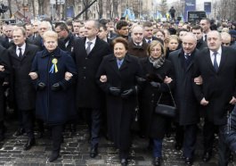 Президент Николае Тимофти участвовал в Киеве в "Марше достоинства"