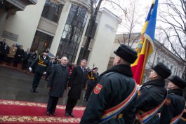 Президент Николае Тимофти провел встречу с президентом Румынии Клаусом Йоханнисом 