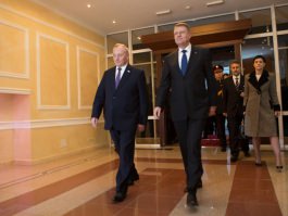 Președintele Nicolae Timofti a avut o întrevedere cu președintele României, Klaus Iohannis