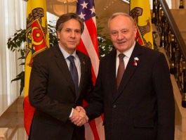 Președintele Nicolae Timofti a avut o întrevedere cu secretarul adjunct de stat al SUA, Anthony J. Blinken