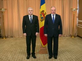 Președintele Nicolae Timofti a avut o întrevedere cu ministrul delegat pentru relațiile cu românii de peste hotare, Angel Tâlvăr 