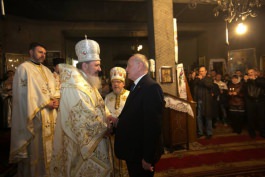 Президент Николае Тимофти принял участие в Пасхальном богослужении 