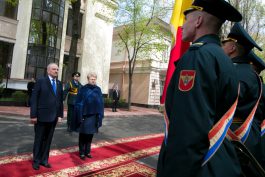 Președintele Republicii Lituania, Dalia Grybauskaitė, a întreprins o vizită oficială în Republica Moldova