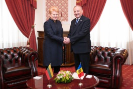 Президент Литовской Республики Даля Грибаускайте совершила официальный визит в Республику Молдова