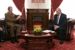 Președintele Nicolae Timofti a avut o întrevedere cu adjunctul comandantului suprem al Forțelor Aliate din Europa, Adrian Bradshaw