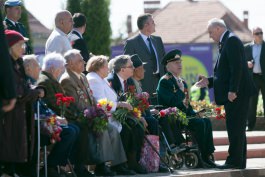 President Nicolae Timofti attends actions dedicated to 70th anniversary of end of World War II