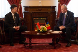 Президент Республики Молдова Николае Тимофти принял верительные грамоты трех послов 