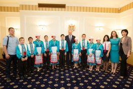 Președintele a primit la Reședința de Stat un grup de elevi din raioanele de sud ale republicii și municipiul Chișinău.