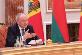 Заявления для прессы президентов Николае Тимофти и Александра Лукашенко в Минске