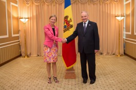 Moldovan president meets Swedish Ambassador at end of her term