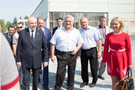 Președintele Timofti a participat la inaugurarea fabricii de Producere a peleților din Biomasă din satul Pașcani, Criuleni