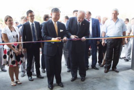 Președintele Timofti a participat la inaugurarea fabricii de Producere a peleților din Biomasă din satul Pașcani, Criuleni