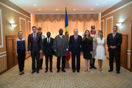 Moldovan president receives accreditation letters from five ambassadors