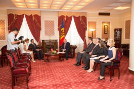 Moldovan president receives accreditation letters from five ambassadors