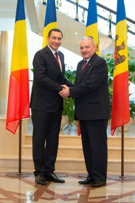 Moldovan president meets Romanian premier
