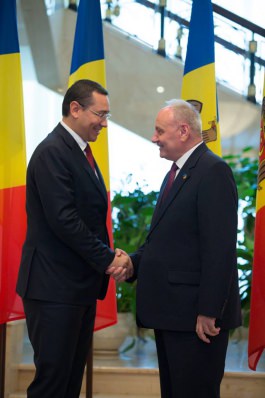 Переговоры в Кишинэу между президентом Тимофти и румынским премьером Виктором Понта