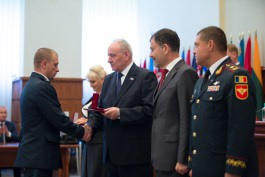 Moldovan president attends events on National Army Day
