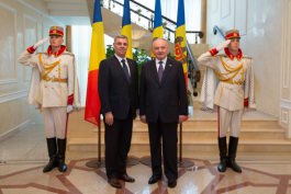 Moldovan president meets Romanian high-ranking official